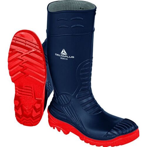 Bottes de s&eacute;curit&eacute; IRON S5 SRC MARINE/ROUGE