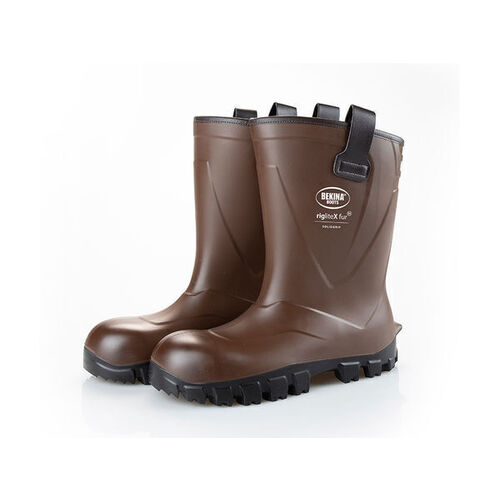 Bottes de s&eacute;curit&eacute; RIGLITEX FUR S5 MARRON NOIR
