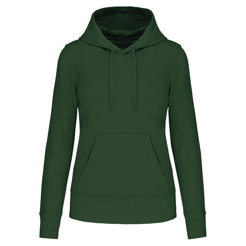 Sweat-shirt &agrave; capuche K4028 FOREST GREEN