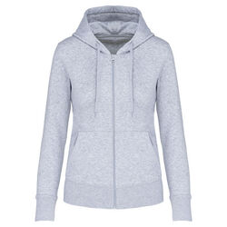 Sweat-shirt full zip &agrave; capuche K4031 OXFORD GREY