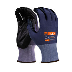Gants de manutention E-FLEX NITRILE PAUME TACTILE
