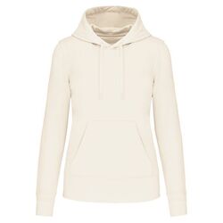 Sweat-shirt &agrave; capuche K4028 COCONUT MILK