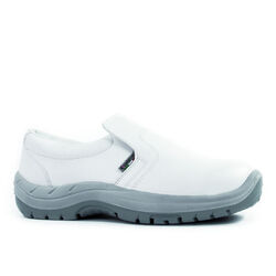 Mocassins de s&eacute;curit&eacute; homme PLUTONE S2 SRC BLANC Limoges