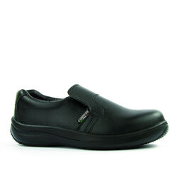 Mocassins de s&eacute;curit&eacute; femme EBANITE S2 SRA NOIR Limoges