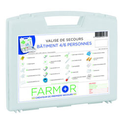 Valise secours BATIMENT 4/6 PERSONNES Limoges