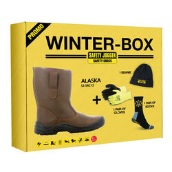Box bottes fourr&eacute;es cuir + gants + chaussettes + bonnet Limoges